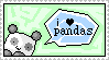 Stamp : I luv pandas