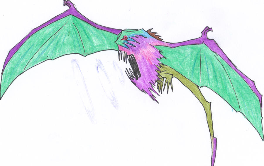 Colorful Bats Deviantart Colorful Bat by Skullpainter389 on DeviantArt