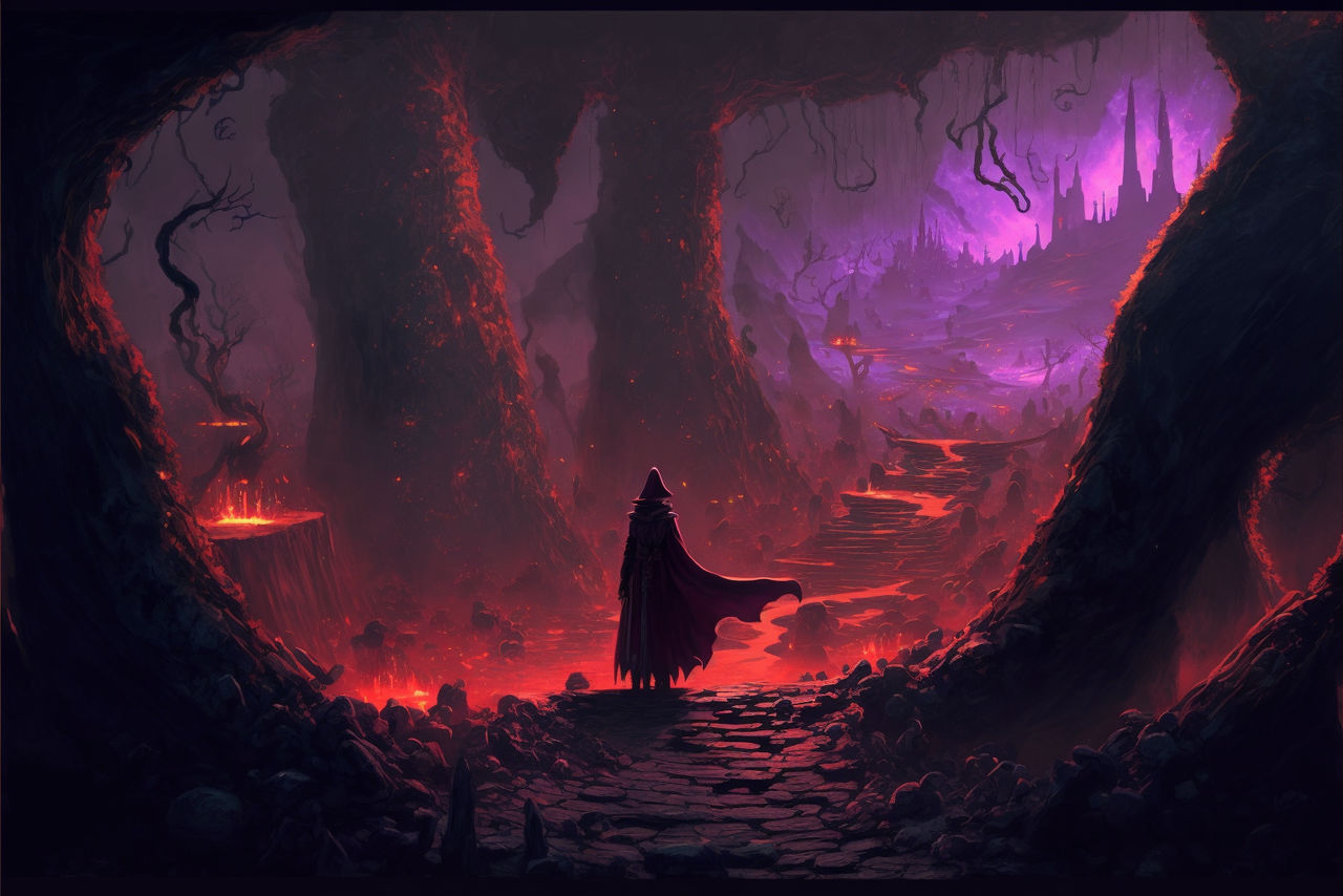 Noita Hellscape 002 by ProjectAI on DeviantArt