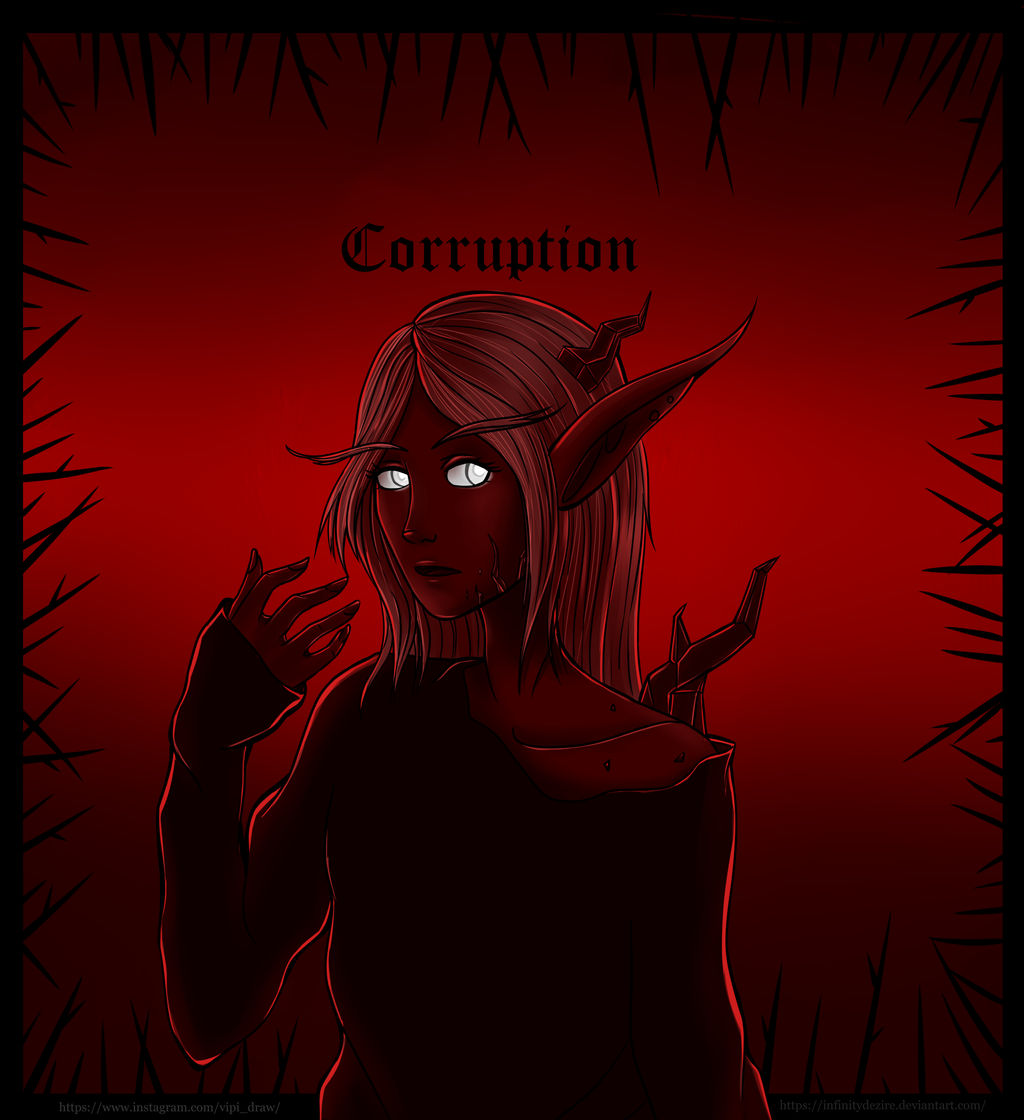 Corrupted Villian Example Corruptoin by InfinityDezire on DeviantArt