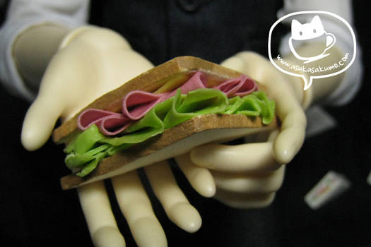 Scale 1:3 Ham n Cheese Sandwich