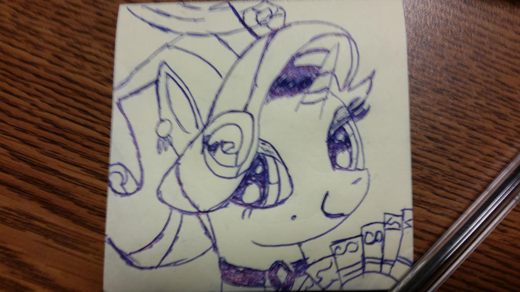 Western Belle Rarity on a post it by Bahqlak on DeviantArt