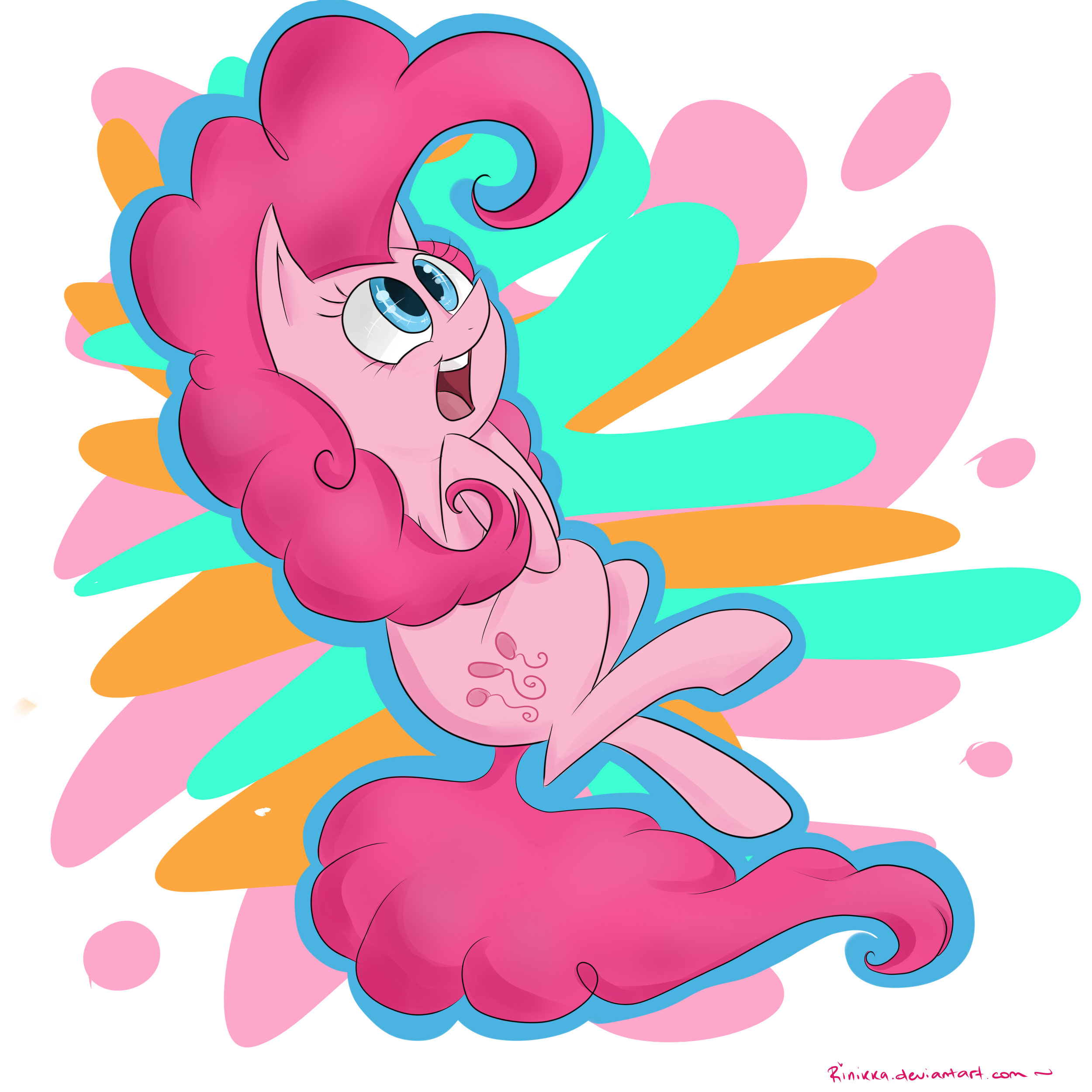 I draw Pinkie when I'm sad