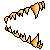 Left Predator Gold Teeth