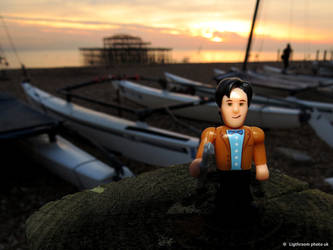 The eleventh doctor at the west pier