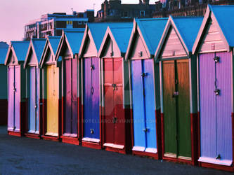 Beach huts