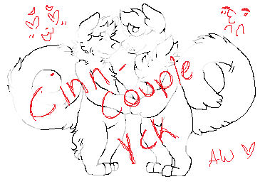 Cinna-Couple YCH auction + OPEN +