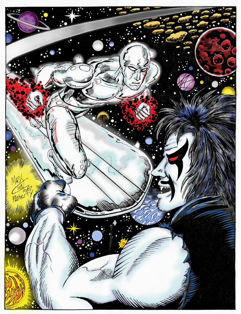 Lobo vs Surfer colored