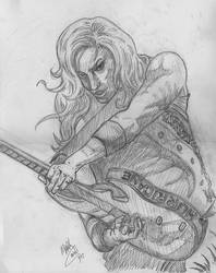 Nita Strauss Pencils