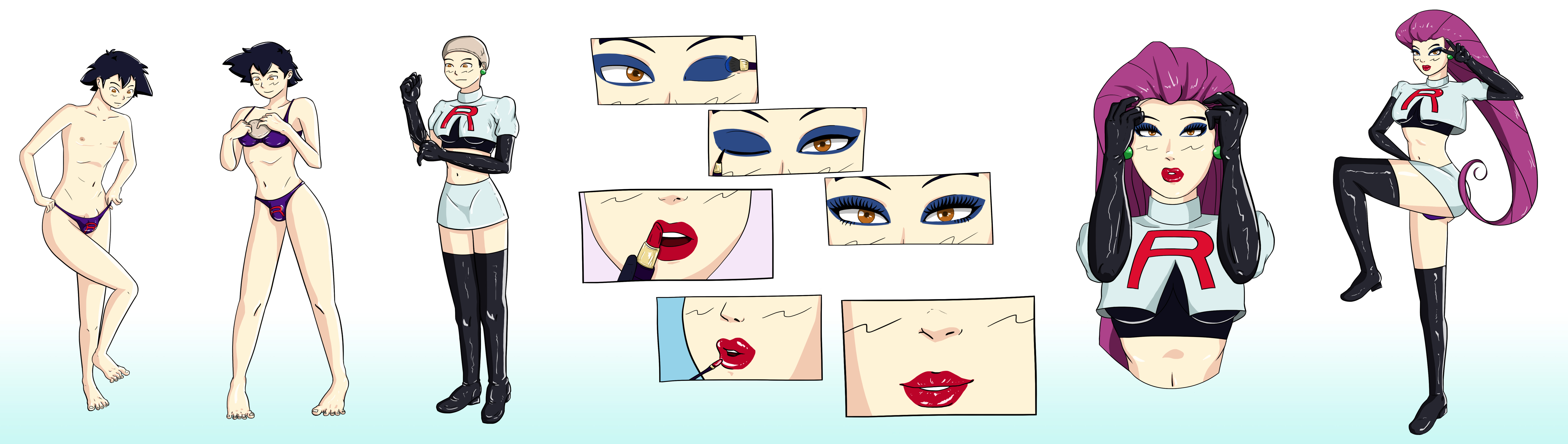 Ash- Drag Queen Jessie Sequence by Rymaestro on DeviantArt