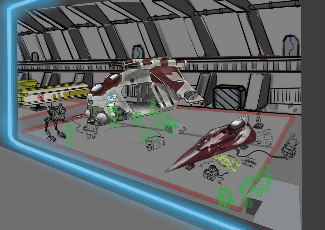 Venator Loading Ramp Venator Hangar by Beuny on DeviantArt