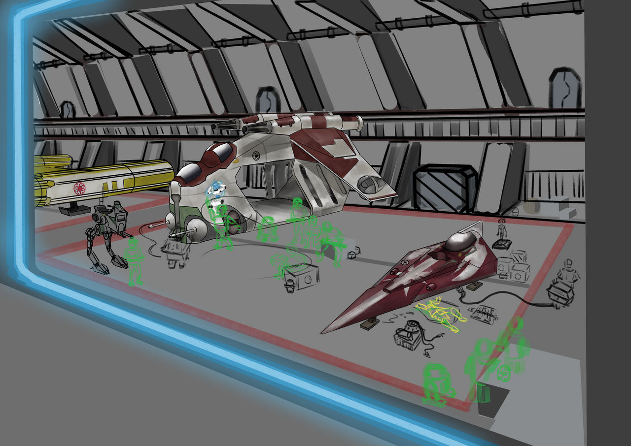 Venator Hangar by Beuny on DeviantArt