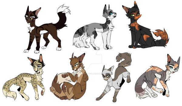 OTA Warrior cat adopts 0/7 open  I CLOSED I