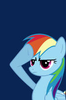 Yes Sir Rainbow Dash! (Iphone Wallpaper)