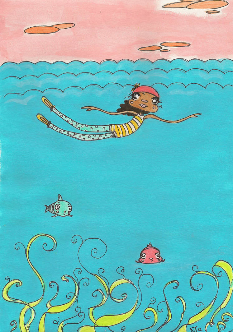 The Swimmer by thecheekywhale on DeviantArt