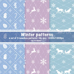 [p2u]Seamless patterns - Winter stuff