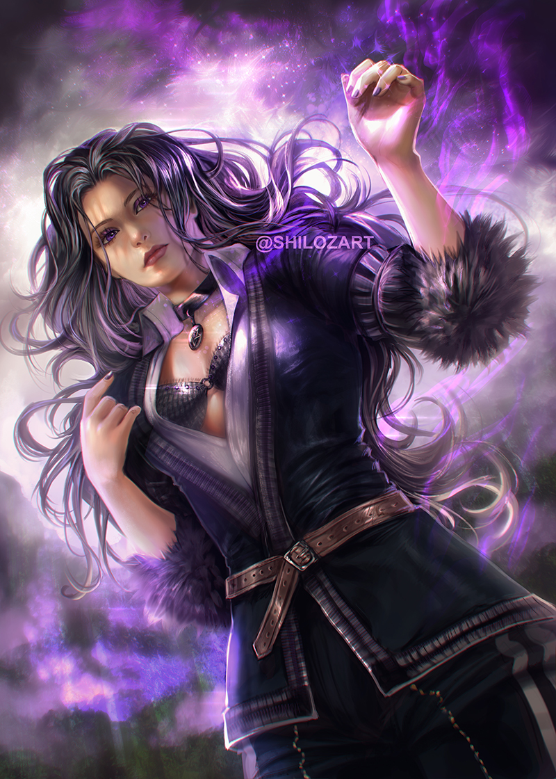 Mysterious Yennefer Vengerberg portrait - view more the witcher art
