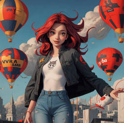 Hot air balloons