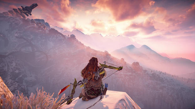 Horizon Zero Dawn - Sunset Mountains [Free DL]