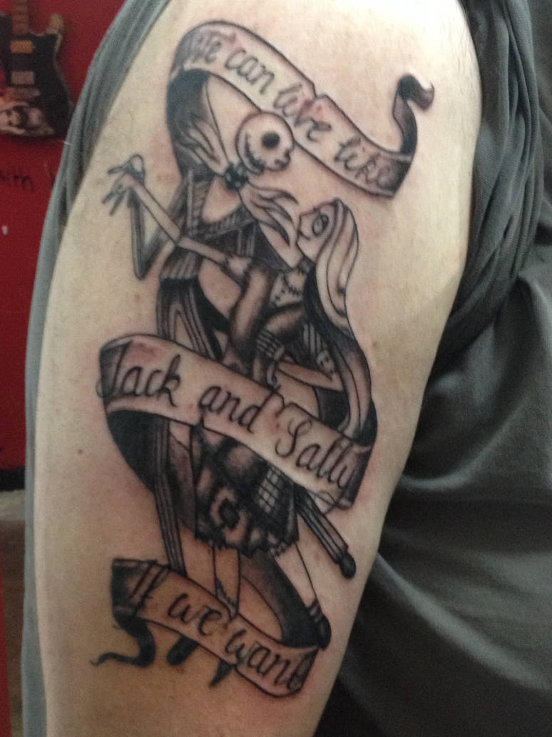 Jack and Sally Tattoo 2 by DancingBadly on DeviantArt