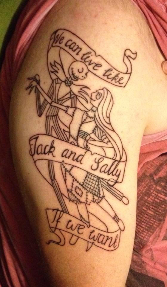 Jack and Sally Tattoo 1 by DancingBadly on DeviantArt