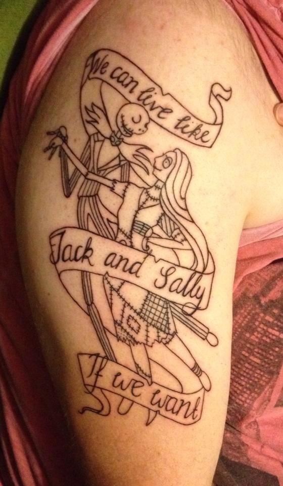 Jack and Sally Tattoo 1 by DancingBadly on DeviantArt