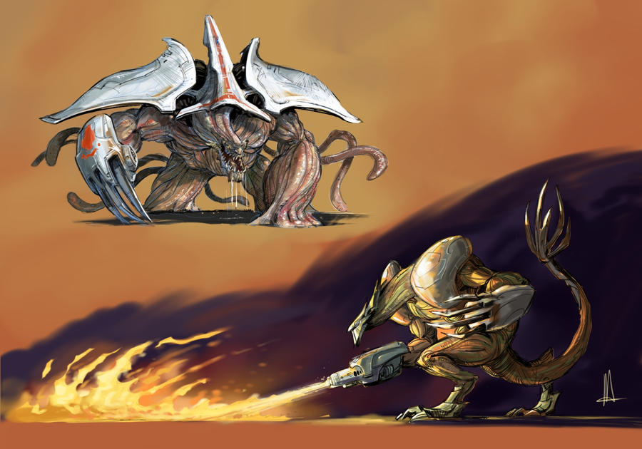alien creature concepts by TheBeke on DeviantArt