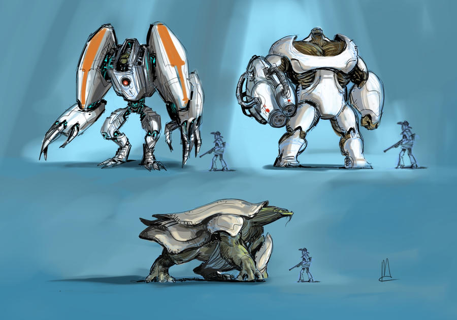 alien designs by TheBeke on DeviantArt