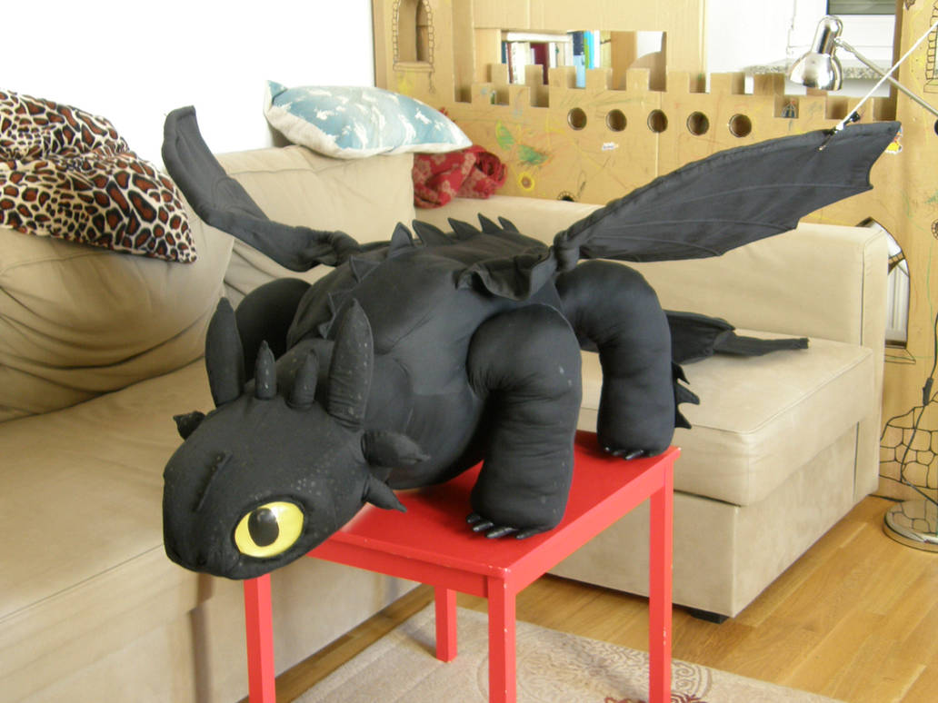 Toothless stuffed toy by niedobrypiesek on DeviantArt