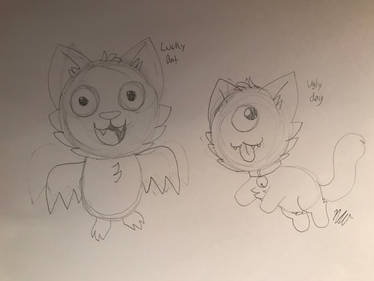 Lucky Bat And Ugly Dog