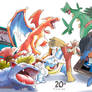 Charizard sceptile swampert venusaur blaziken