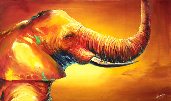 Fauvism Elephant