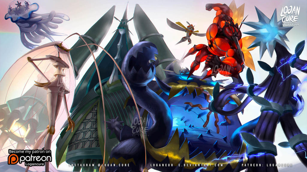 Ultra beast  Pokemon rayquaza, Pokemon alola, Pokemon art