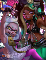 Marina  and Pearl Splatoon