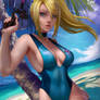 Summer Samus Aran