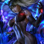 Dark zero suit Samus