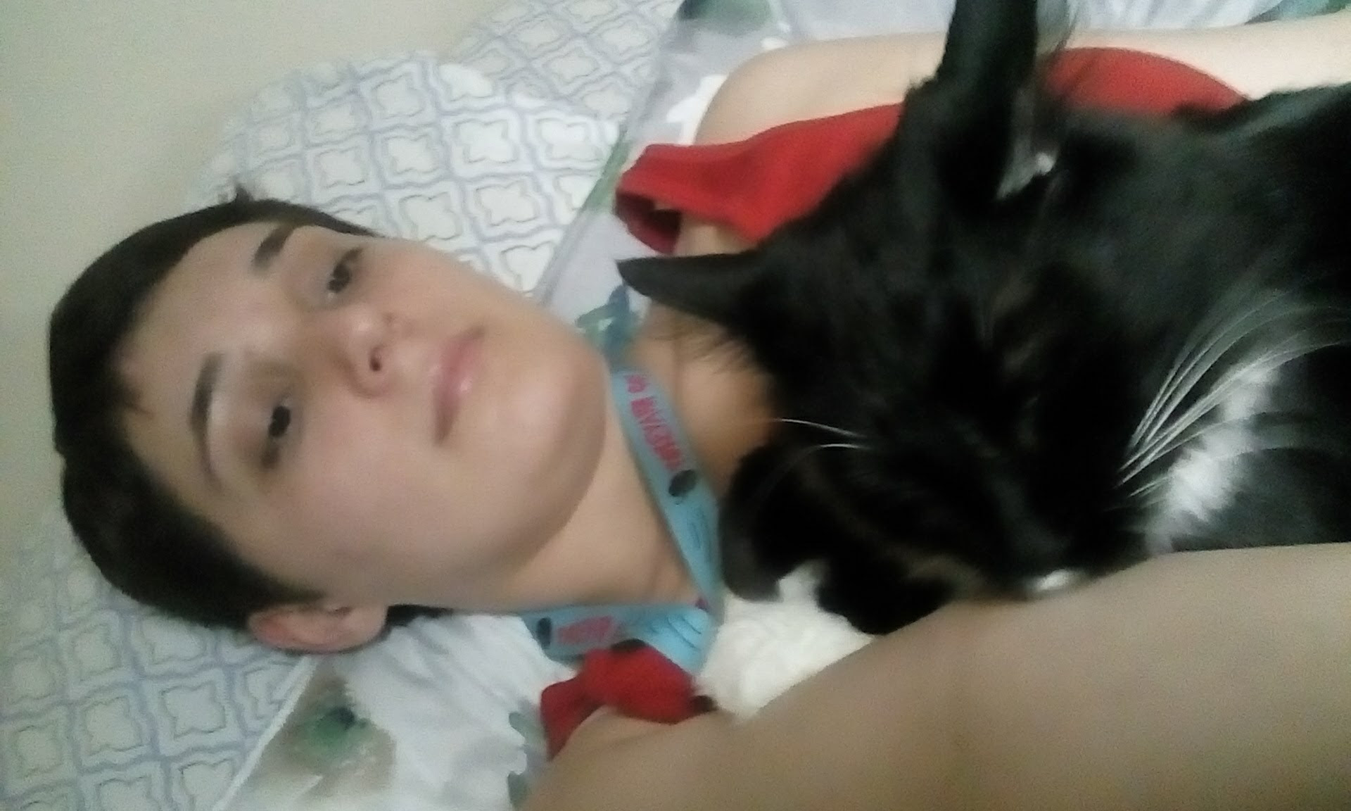 Me and Maisy the Fluffy Cat