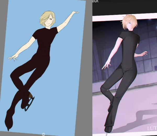 Yurio Second Performance Yurio Redraw WIP by sofilut on DeviantArt