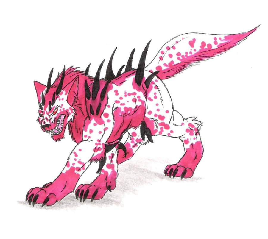 Snarling Garm by Scatha-the-Worm on DeviantArt