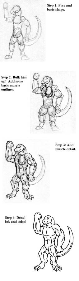 How I Draw Muscles