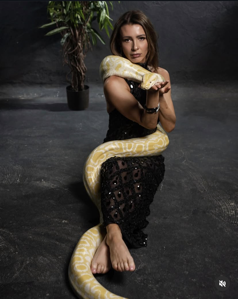 Embrace of the Python (Woman with a snake) by GundamMMM on DeviantArt