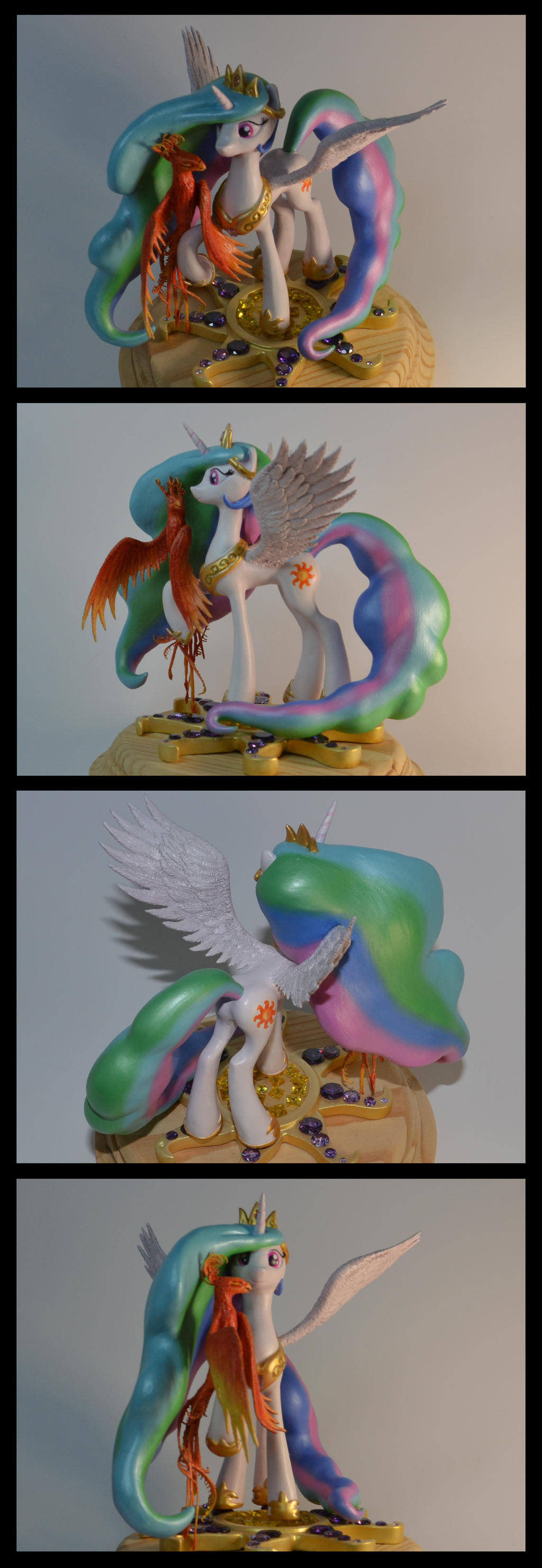 MLP:FIM Celestia sculpture by CaptainWilder