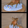 Deer sculpture