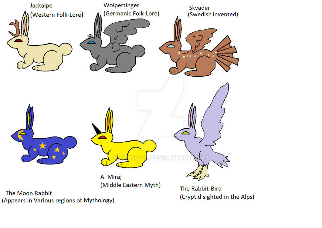 Mythical rabbit Chart by Djinevil on DeviantArt