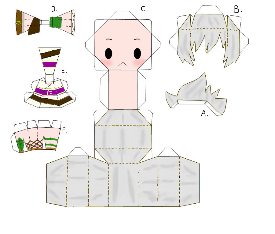 Key Per Rivals Papercraft Riven Papercraft by majesticbananan on DeviantArt