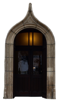 Gothic door PNG