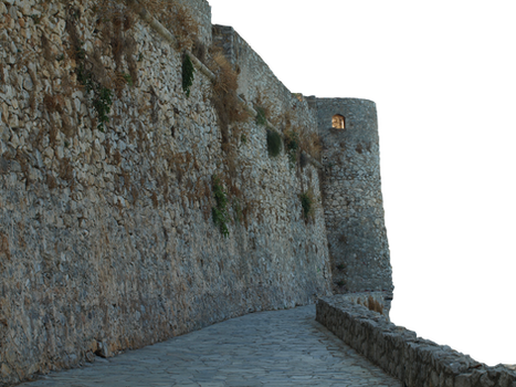 Wall and alley PNG by dreamlikestock