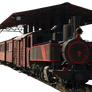 Old train and trainstation PNG