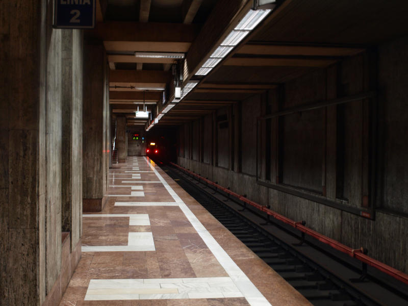 Subway station stock