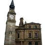 clock tower and building png stock